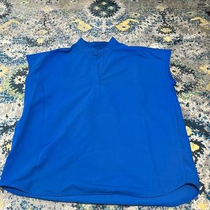 Royal blue figs Rafaela scrub top XS